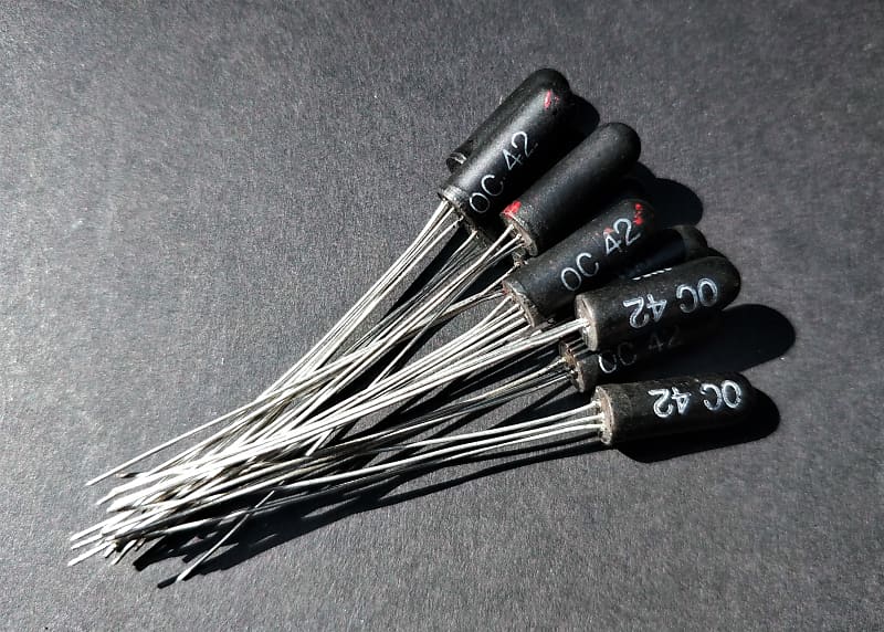 10x NOS Mullard OC42 germanium transistor for Treble booster Reverb