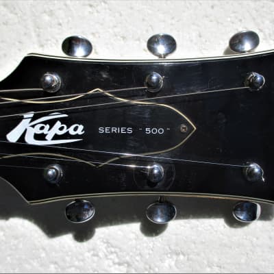 Kappa Series 500  Hollow Body Guitar, 1960's,  Wyattsville, Md.,  Sunburst Finish, Gig Bag image 2