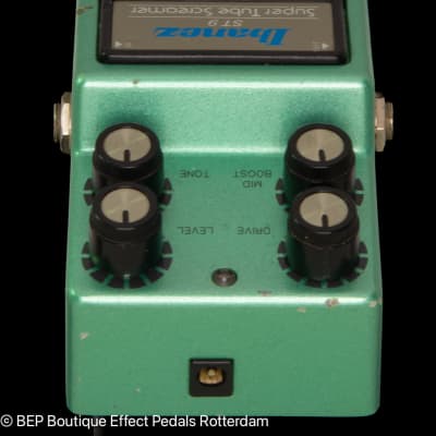 Ibanez ST-9 Super Tube Screamer with 2x JRC4558D op amps1984 s/n 420862 Japan image 7
