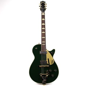 Used Gretsch G6128TCG Duo Jet Cadillac Green Electric Guitar with Bigsby image 2