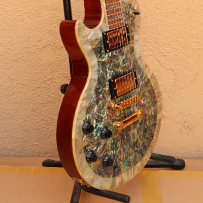 Wolf WLP 750T Special Edition *Left Handed Electric Guitar - Abalone w/Gator Hard Case image 3