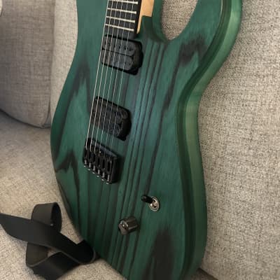 Caparison Dellinger II FX-AM guitar 2018 - 2021 - Dark Green Matt image 16