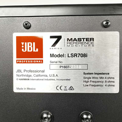 JBL LSR708i 8" Master Reference Monitor (Pair) image 11