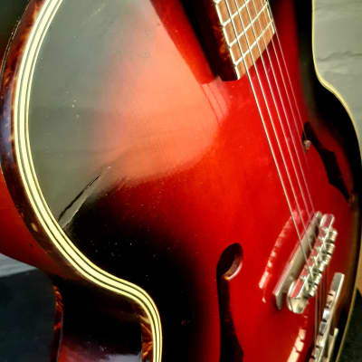 C1960 Hoyer Jazzstar, solid top Archtop image 11