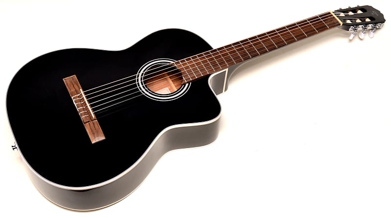 Takamine GC2CE Nylon String Acoustic-Electric Guitar Black