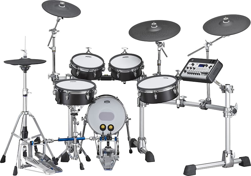 Yamaha DTX10K-M Electronic Drum Set with Mesh Heads - Black Forest image 1