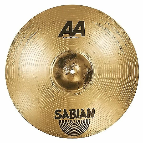 Sabian 20" AA Metal Crash Cymbal 2012 - 2014 image 1