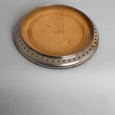 Bacon & Day Silver Bell #4/#1 Tenor Banjo (1923/25), ser. #10465/18369, original black hard shell case. image 16