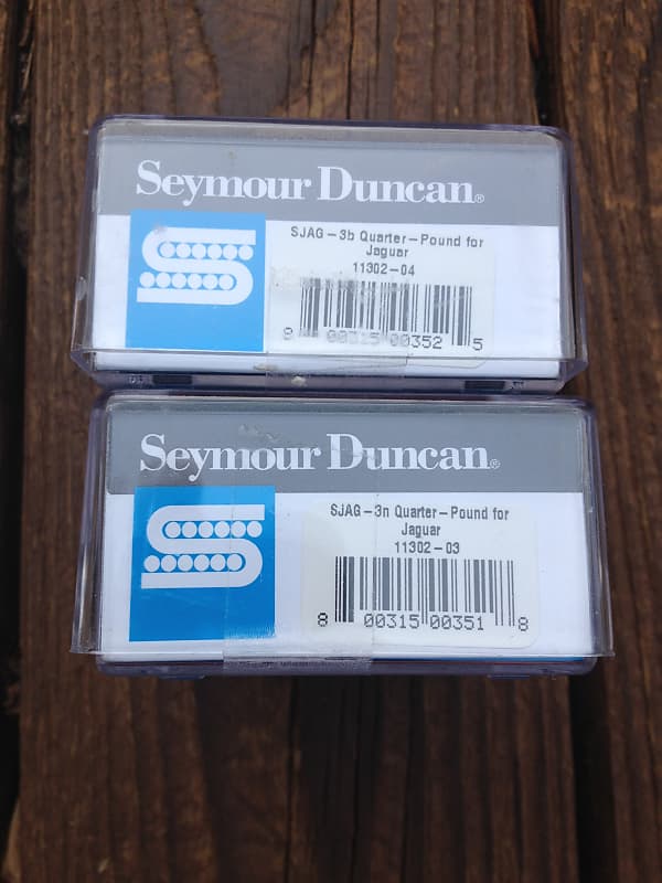 Seymour Duncan SJAG-3 Quarter Pound Jaguar SET Bridge & Neck for Fender  Guitar