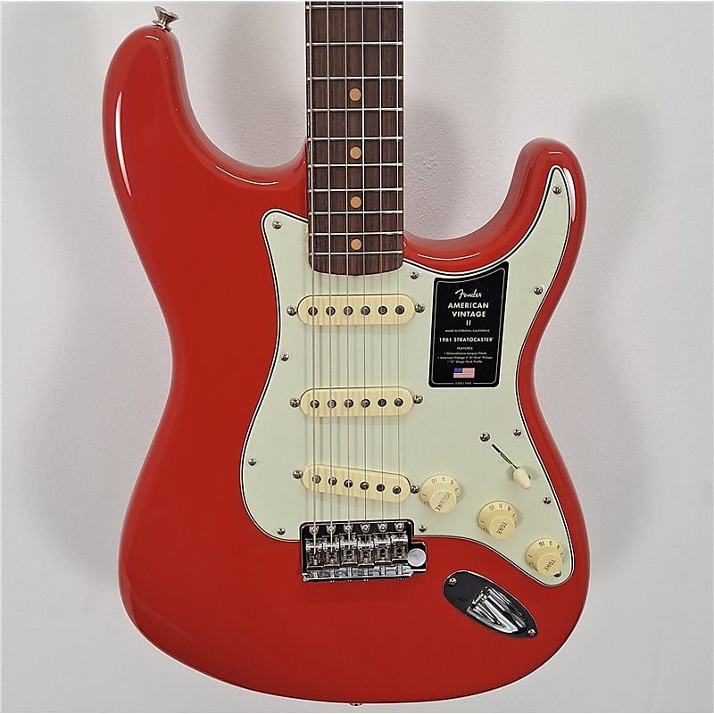 Fender American Vintage II 1961 Stratocaster, Fiesta Red, B-Stock image 1