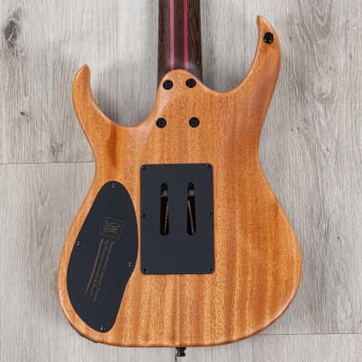 Mayones Duvell Elite Pro 7 Guitar, 7-String, Ebony Fretboard, Trans Black Satin image 4