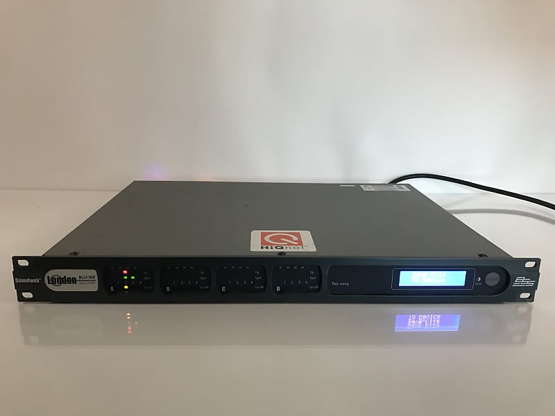BSS Audio Soundweb London BLU160 Signal Processor Reverb UK