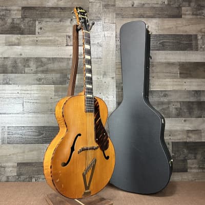 Gretsch Synchromatic 100 Archtop Guitar - 1941 w/ HSC - Natural w/ Tortoiseshell Binding image 1