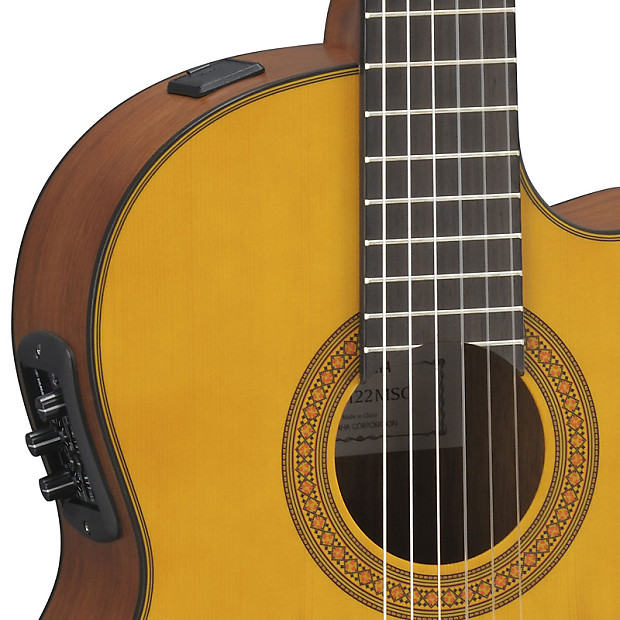 Yamaha CGX122MSC Solid Spruce Top Acoustic Electric Classical Guitar