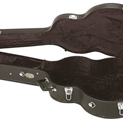 PURE GEWA 523280 Guitar Case Arched Top Economy ES-335 semi-acoustic, Black for sale
