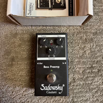 Reverb.com listing, price, conditions, and images for sadowsky-sbp-2-bass-preamp