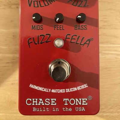 Reverb.com listing, price, conditions, and images for chase-tone-red-velvet-fuzz