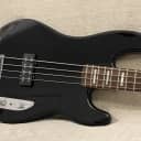 2007 Fender Big Block Precision Bass Deluxe Series Black w Matching Headstock Block Inlays Rare Model MIM Mexico + G&G Case