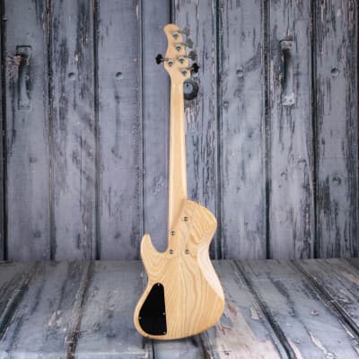 Used 2015 Rogers RBass Singlecut 5-String Bass, Natural image 5