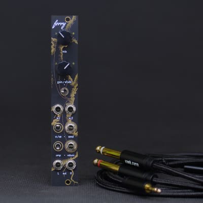 Ferry (Gold faceplate)– quality 2 channels send/return module to outboard gear, line level preamp image 1