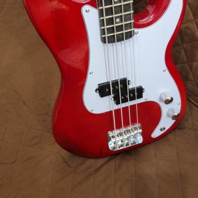 Jay Turser JTB-40-TR Series Solid P Style Body 3/4 Size Maple Neck 4-String Electric Bass Guitar image 7