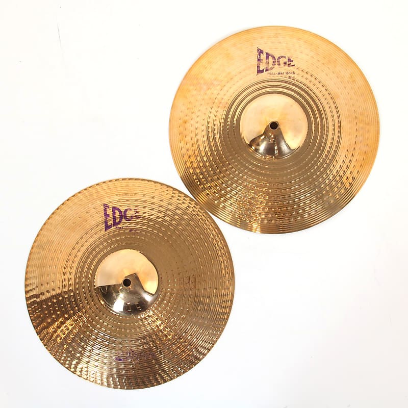 Zildjian 14" Edge Max Rock Hi-Hat Cymbals (Pair) 1996 - 1999 image 1
