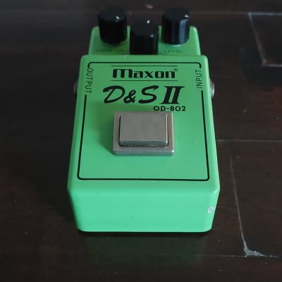 Original Vintage Early 1980s Maxon OD-802, D&S II Pedal, Rare Texas Instruments Malaysia RC4558P Chip image 4