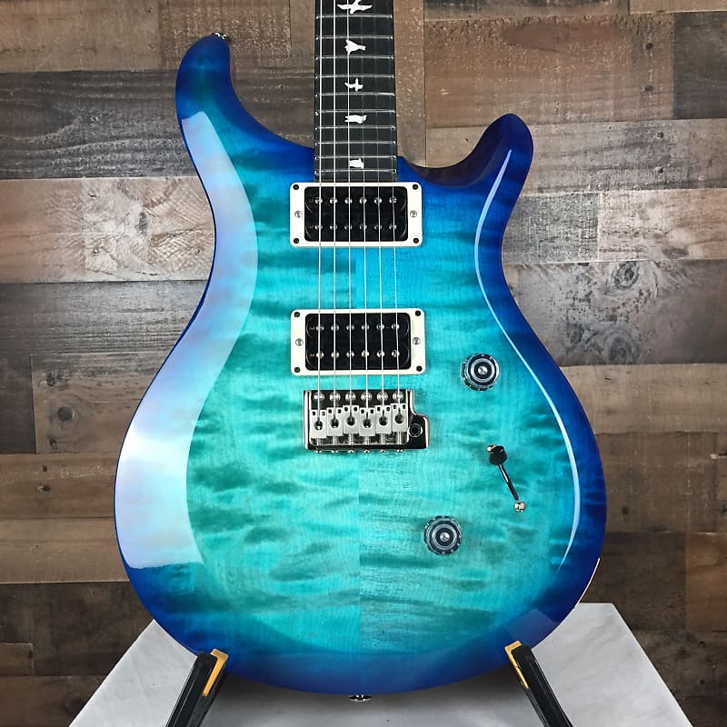 Prs S2 Custom 24 Candm Exclusive Makenna Blue Quilt Top W Gig Reverb 