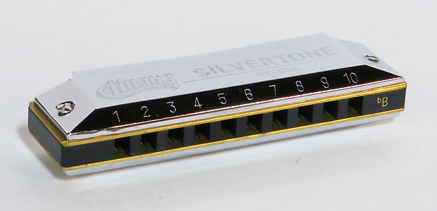 Huang silvertone deluxe harmonica deals