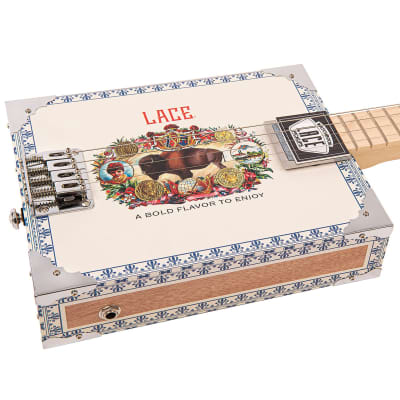 Lace Cigar Box Electric Guitar ~ 4 String ~ Buffalo Bill Bild 5