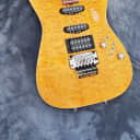 1993 Tom Anderson Drop Top Electric Guitar - Transparent Yellow Finish with Black Back