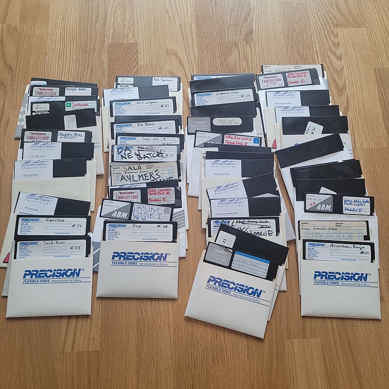 Emu Emulator II Sound Library Floppy Dis Floppy Disk 1988 | Reverb