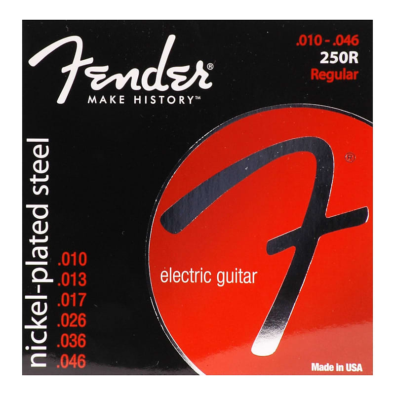 Fender Super 250R Nickel Plated Steel Wound Electric Strings image 1