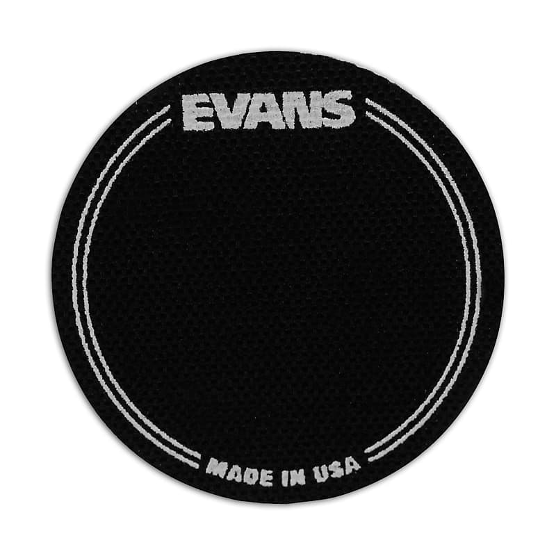 Evans EQ Single Pedal Patch, Black Nylon image 1