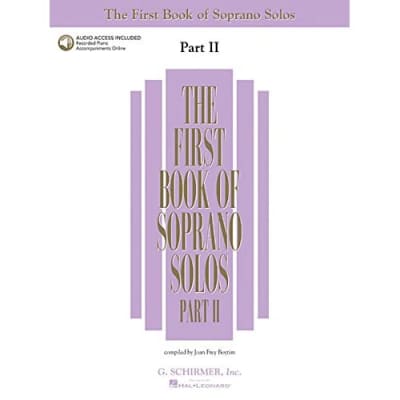 The First Book of Soprano Solos - Part II (Book/CD): Book/CD package (2 CDs) (Fi