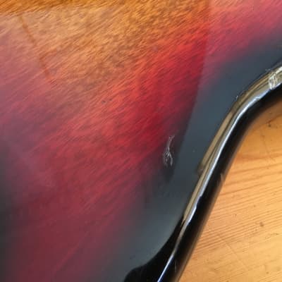 1970s Columbus Bass Guitar Made in Japan Roadworn Big Block Inlays image 16
