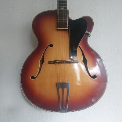 Musima German DDR Vintage Archtop Jazzguitar from 1962 image 11