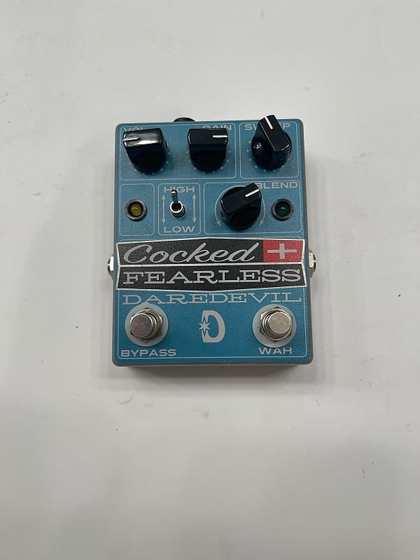Daredevil Pedals Cocked + Fearless Distortion Overdrive Wah Guitar Effect Pedal image 1