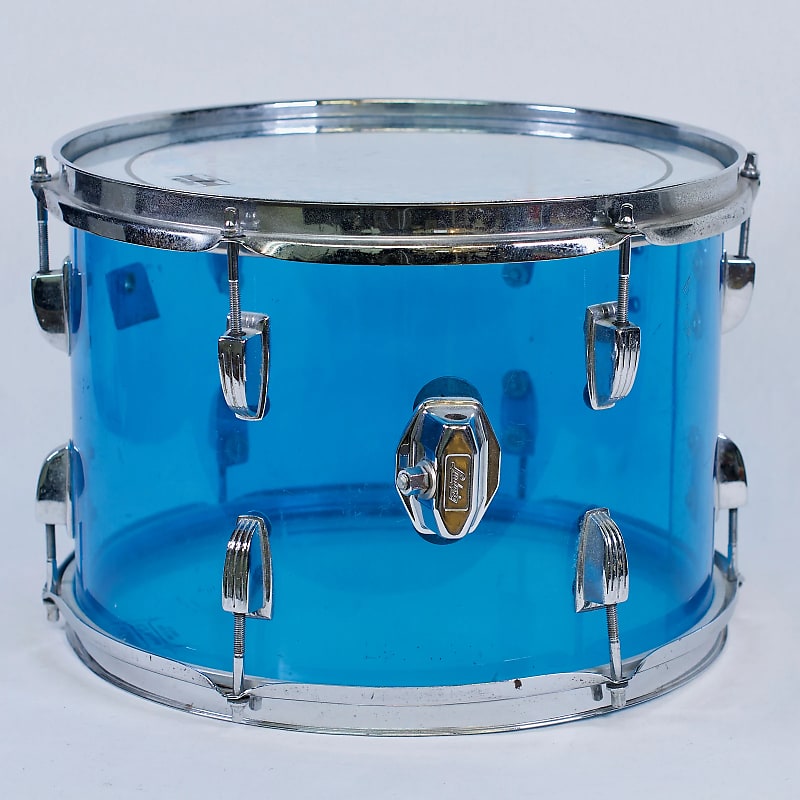 1970s Ludwig Vistalite 9x13" Mounted Tom with Single-Color Finish image 2