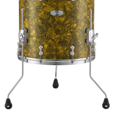Pearl Music City Custom Reference Pure 18"x16" Floor Tom BLUE SATIN MOIRE RFP1816F/C721 image 11