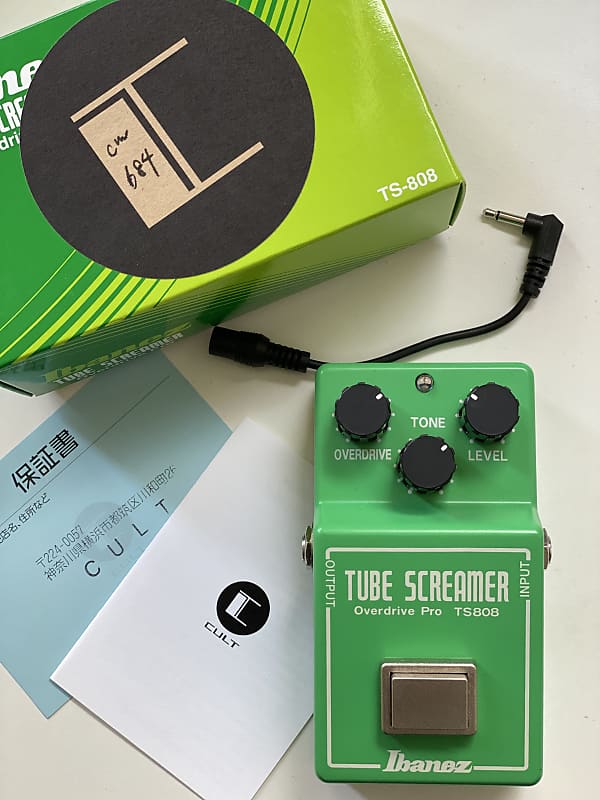 ibanez ts808 cult 1980#1 clooning mod v2 - エフェクター