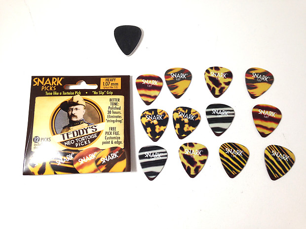 Snark Guitar Picks Teddy s Neo Tortoise 12 pack 1.07mm Reverb