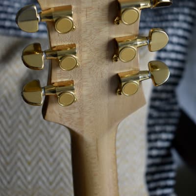 1991 Epiphone Sheraton Antique Natural Made in Japan Terada Factory, Figured, Long Tenon Neck, MIJ, Pre-Elitist image 16