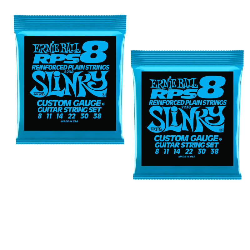 Strings　8-38　Ernie　2238　Ball　Guitar　PACK　Electric　Extra　Slinky　Reinforced　RPS　Reverb