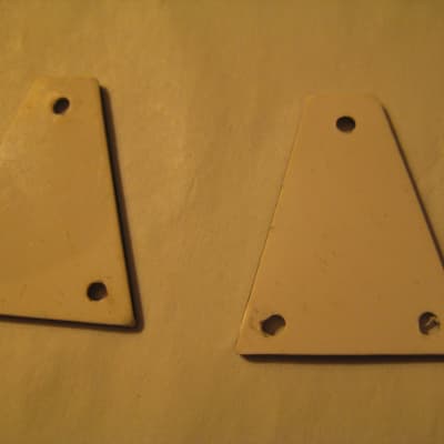 No Name 2 Truss Rod Covers Vintage 1980's image 4