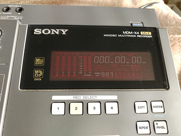 Sony MDM-X4 MKII 4 track Minidisc Recorder | Reverb