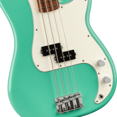 Fender Player Precision Electric Bass Pau Ferro Fingerboard, Sea Foam Green image 4