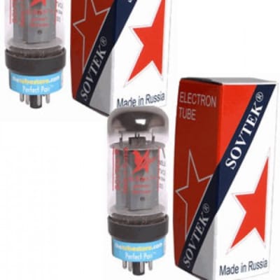 Sovtek 6L6WXT+ Power Tubes, Matched Pair with FREE 24-Hour Burn-In! image 2