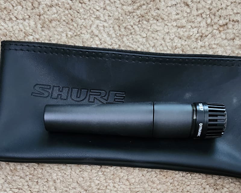 Shure SM 57 with Hercules Mic Stand & Cable | Reverb