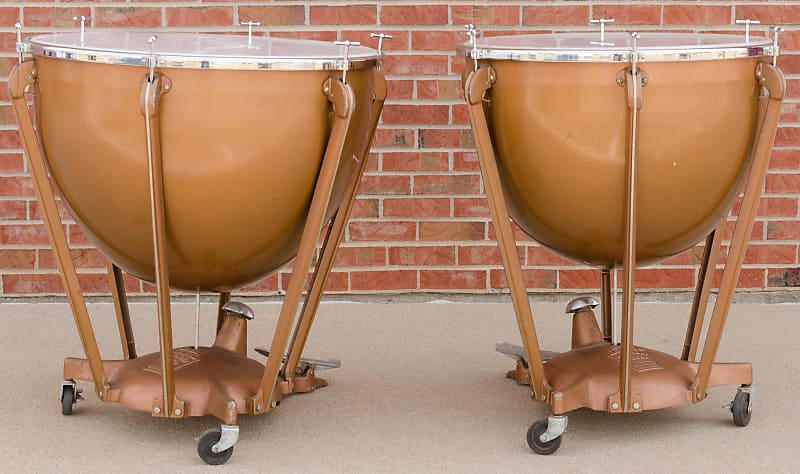 Vintage Ludwig Fiberglass Timpani pair, 26